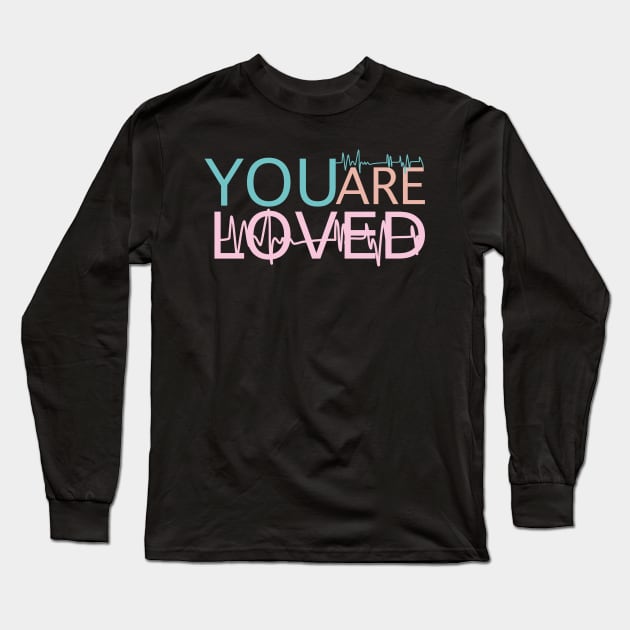 Heartbeat of your love Long Sleeve T-Shirt by Ichsanbagus